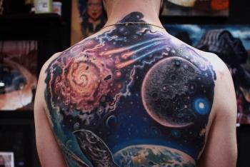 Татуировка космос Татуировка планеты солнечной системы